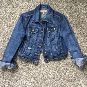 Decree Distressed Denim Jacket